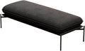 Modern Stainless Steel Bed end Stool Bedroom Resting Clothing Store Fabric Shoe Changing Entryway(Medium)
