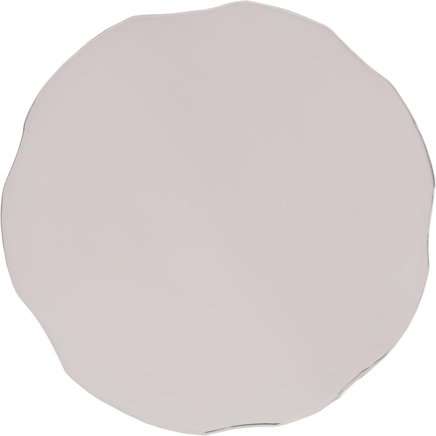 SAFAVIEH Couture Collection - Janalee Chrome Hammered Steel Accent Table, Round Side Table, Sculptural Modern Design, Fully Assembled (SFV7912A)