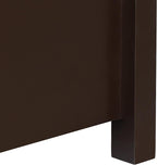 Nouva End Table - Side Table Narrow Nightstand with 2 Drawers and Open Shelf, Bedside Accent Table for Small Space Living Room Bedroom,Espresso