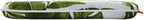 SleepMan Outdoor 17"x16" Chair Cushions with Ties Set of 2, Water Resistant All Weather U-Shape Seat Pads for Patio Garden Furniture Indoor Fade Resistant Patio Cushions (Green Ieaf)