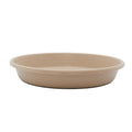 The HC Companies Flower Pot Saucers - Plastic Plant Saucer for Outdoors & Indoors - Traditional Design Plant Pot Trays for Water Drainage - Durable & Stylish Round Plant Tray (16-inch Sandstone)