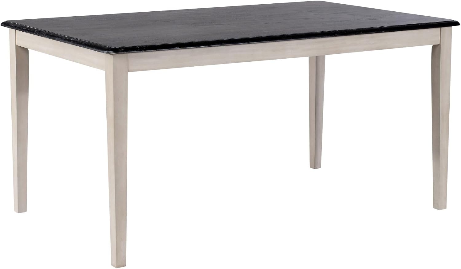 Boraam Shaker Rectangular Wood Dining Table - European Black Ash/Antique White