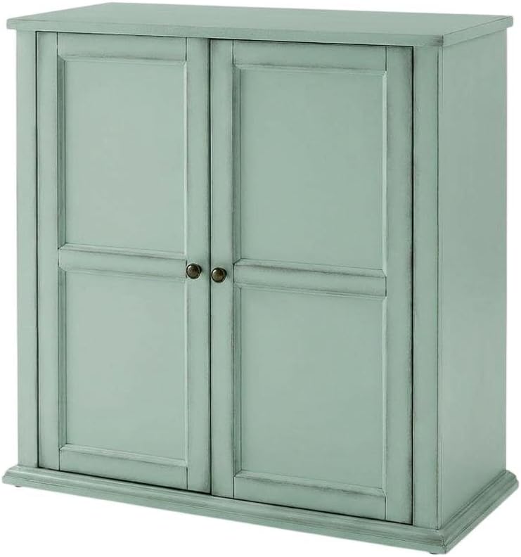 Furnifact Stackable Kitchen Storage Pantry Cabinet Brown, with Anti-tip Safety Features, Sturdy Design, Ideal for Organized Pantry Storage, Durable Construction