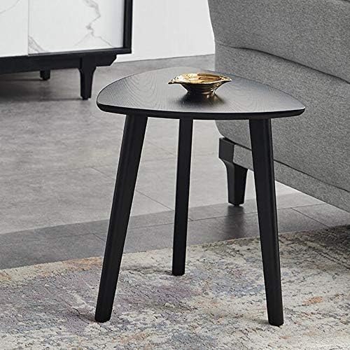 Telephone Table, Modern Triangular Sofa Side Table,Living Room Telephone Table,Ash Side/Accent Table -3 Legs (Color:Black,Size:17.5119.68in)