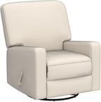 Harkawon Swivel Rocker Recliner Chair, Glider Rocker Recliner, Beige