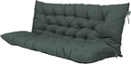 Outdoor Swing Cushion Replacement 71x40 in, Waterproof Porch Swing Cushions 3 Seater, 4 in Thick Bench Pad for Patio Garden Furniture