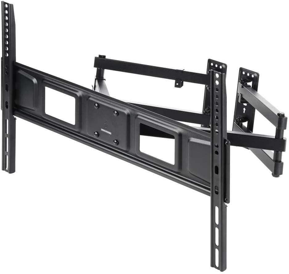 Monoprice Premium Full Motion TV Wall Mount Bracket Corner Friendly for 32" to 70" TVs up to 99lbs, Max VESA 600x400, Fits Curved Screens