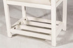 Hillsdale Furniture Amelia, White Vanity Stool