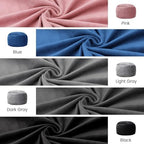 Kromax Bean Bag Chair with Filling Included, Large 4FT Comfy Bean Bag Chairs for Adults, Teens, Memory Foam, Machine Washable Thick Dutch Velvet Cover, for Living Room, Den, or Bedroom, Dark Grey