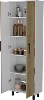 2-Door 5-Shelf Kitchen Pantry Large Capacity Storage Dining Cabinet,for Kitchen