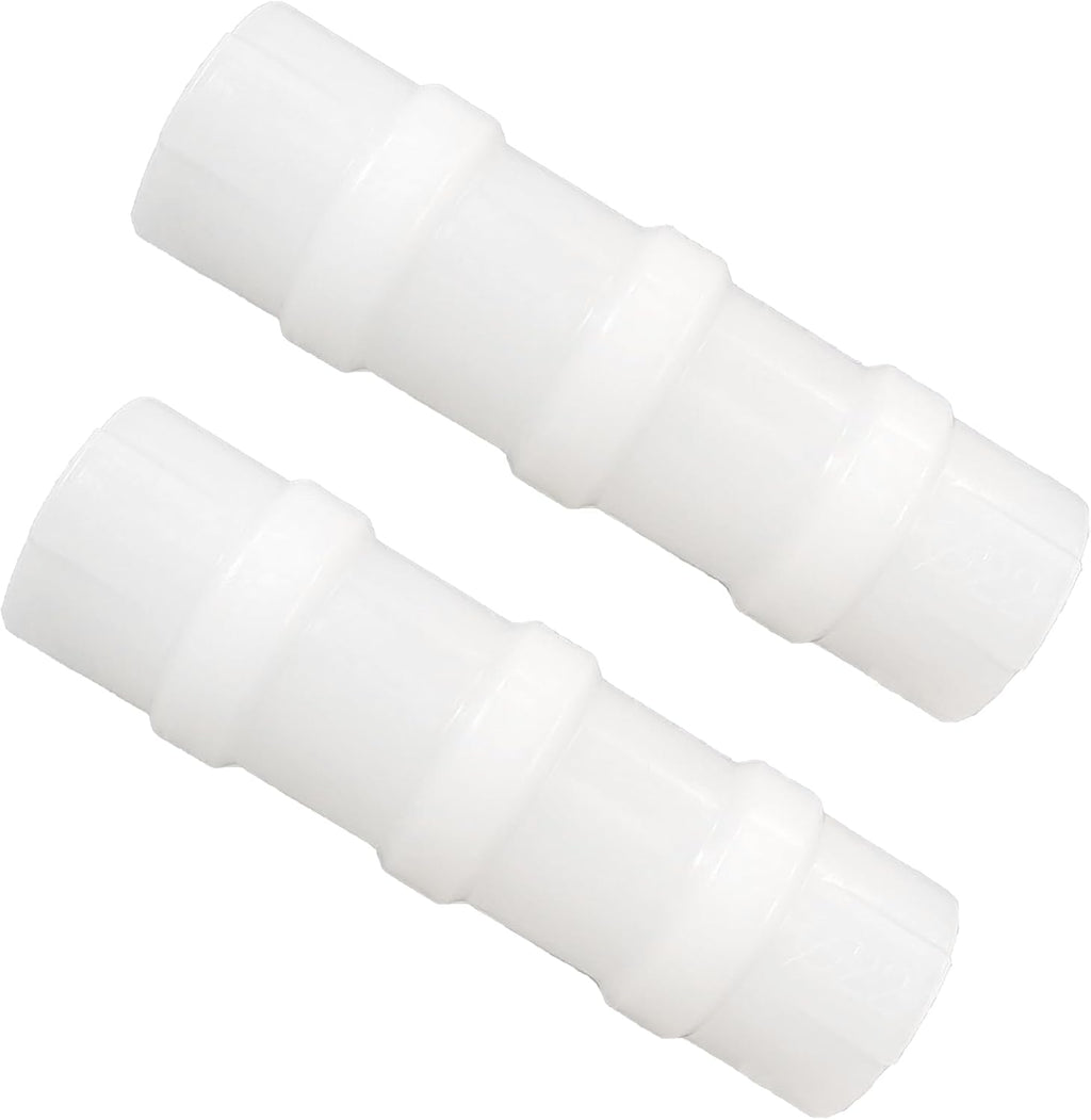FDXGYH 20 Pcs Greenhouse Film Clamps ABS Snap ClampTube Clip Garden Buildings Tube Clip for 1/2" PVC Pipe（White）