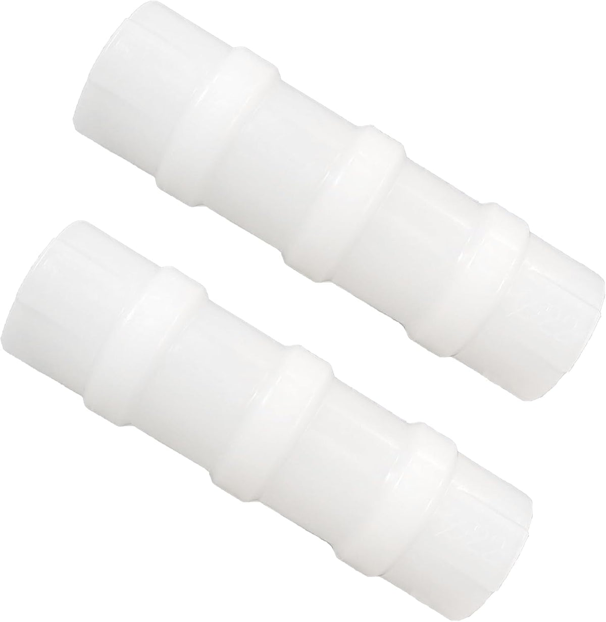 FDXGYH 20 Pcs Greenhouse Film Clamps ABS Snap ClampTube Clip Garden Buildings Tube Clip for 1/2" PVC Pipe（White）
