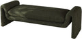 Modern Dark Green Bed End Stool Retro Style Walk-in Closet Clothes and Shoe Changing Sofa Bedroom Bench Entryway(XL)