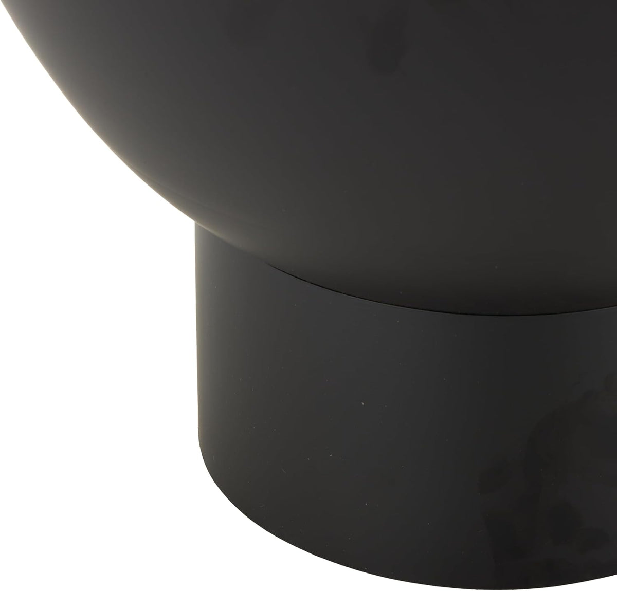 Deco 79 Metal Geometric Side End Accent Table End Table with Glass Tabletop and Elevated Base, Side Table 22" x 22" x 19", Black
