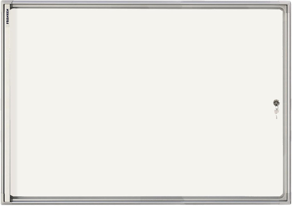 Franken FSA1 Flat Display 1 x ISO A4, Aluminium Frame 8X A4 White