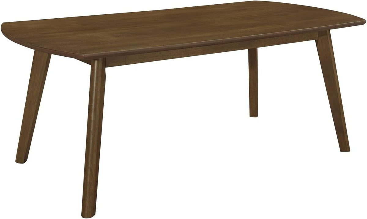 Contemporary 3-Piece Cocktail Table Set Walnut Finish Living Room Wooden Furniture