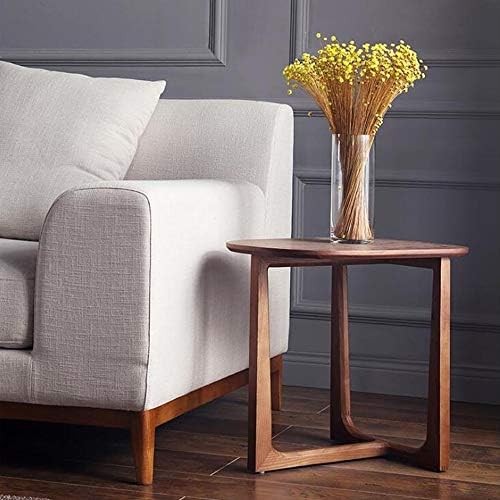 Telephone Table, Solid Wood Side Table,Living Room Corner Table,Coffee Table,Sofa Side Table,Telephone Table(Color:Walnut Color,Size:16.1420.4718.89in)