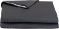 FULI 100% Cotton Zippered Futon Cover, Shikibuton, Queen, Dark Gray | Japanese Futon Mattress Cover, Made in Japan, full zipper closure, breathable and absorbent, machine washable