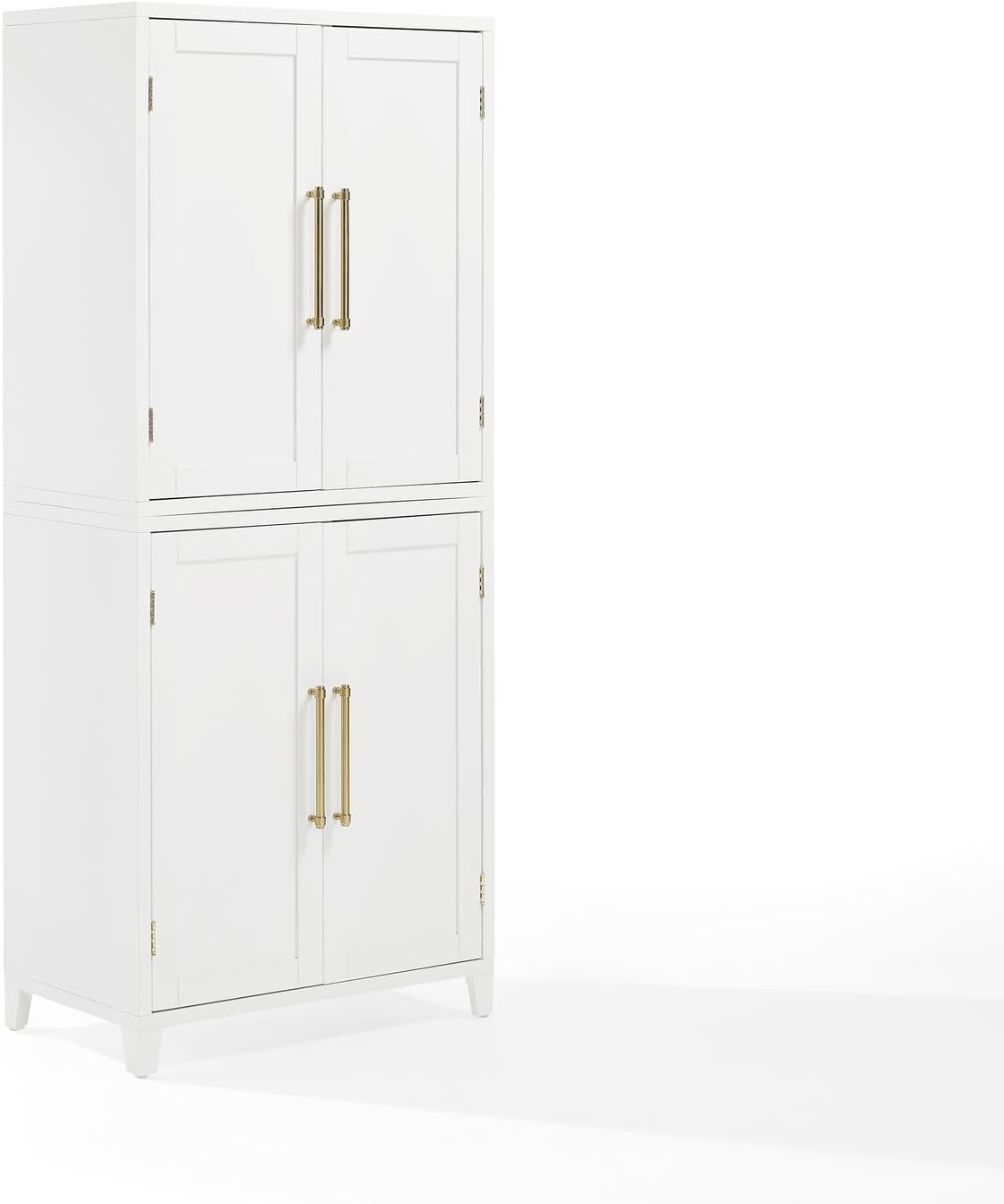 Maykoosh French Fabulous Roarke Kitchen Pantry Storage Cabinet - 15.75" D x 30" W x 70.63" H, Adjustable Shelf, Floor Mountable, Engineered Wood Finish