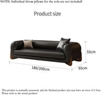 Modern Bed End Stool Leather Sofa Bench Bedroom Clothing Store Cloakroom Bedside Entryway(Black,Medium)