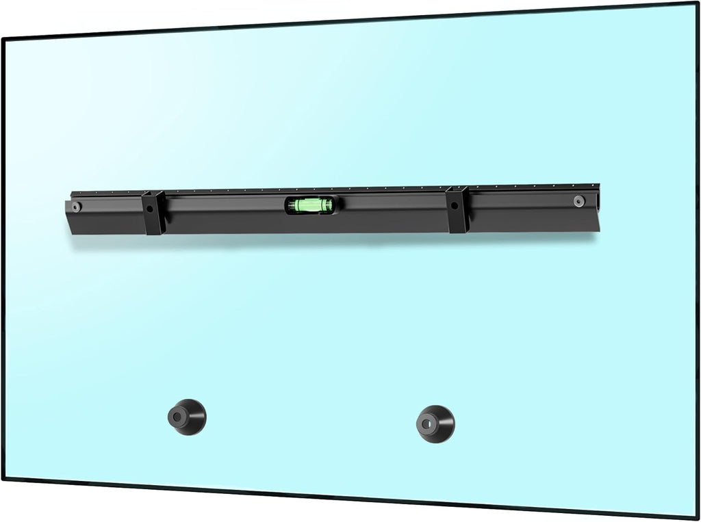 Studless TV Wall Mount for 22-55 Inch TVs, Slim No Stud TV Mount, Drywall TVs Bracket, Holds Up to 100 lbs, Max VESA 400x400mm - No Drill Easy Installation with Bubble Level