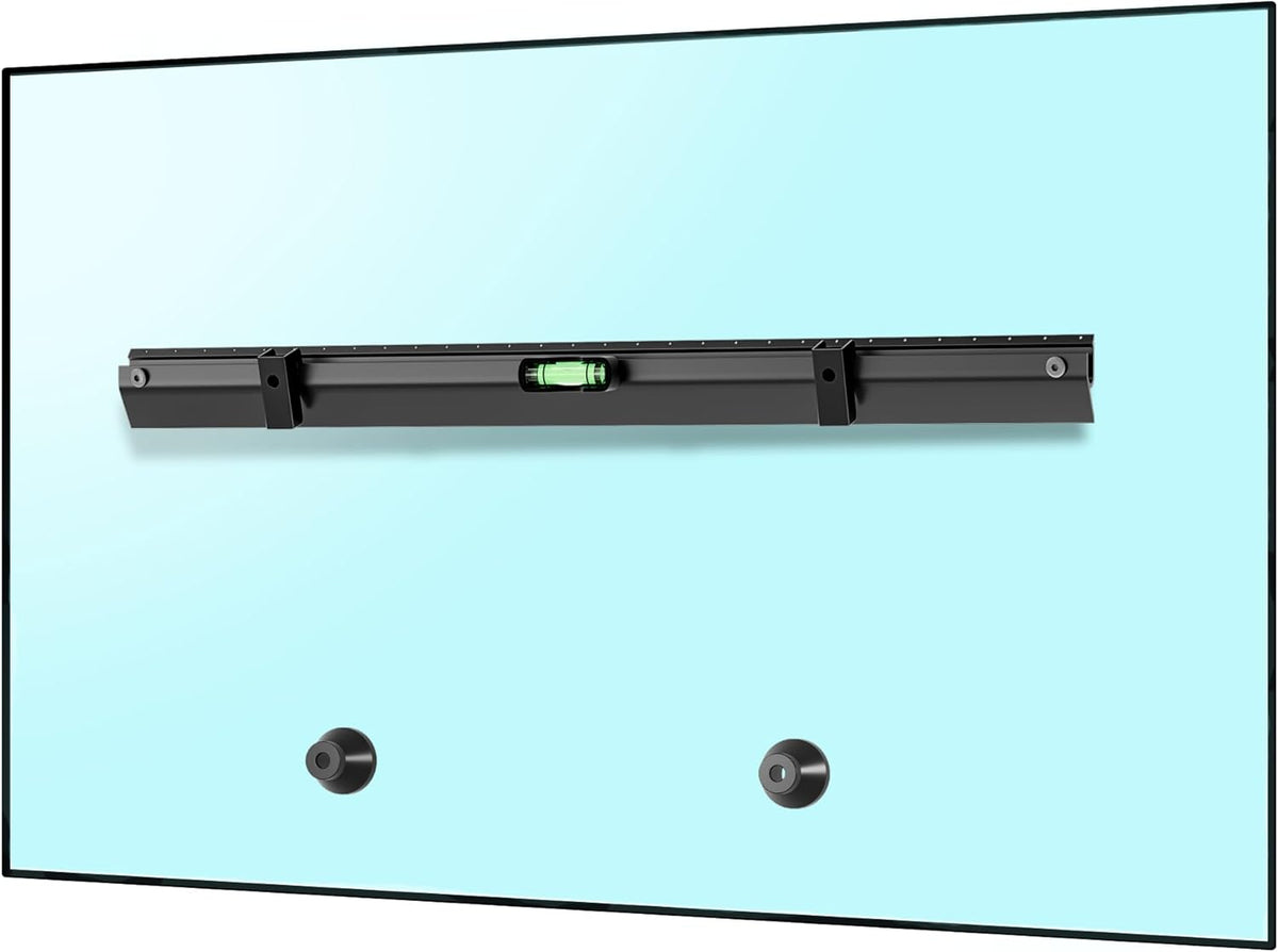 Studless TV Wall Mount for 22-55 Inch TVs, Slim No Stud TV Mount, Drywall TVs Bracket, Holds Up to 100 lbs, Max VESA 400x400mm - No Drill Easy Installation with Bubble Level