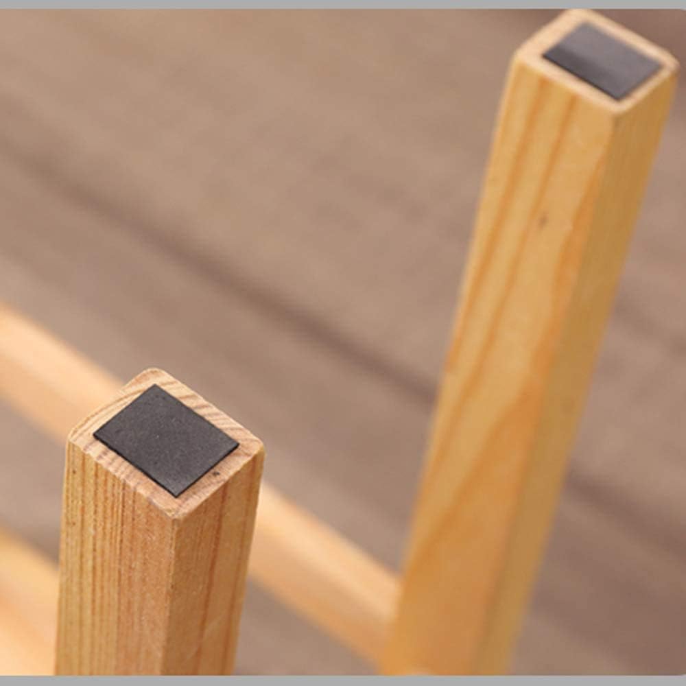 Stool Foot Stool,Solid Wood Stool,Non-Slip Wear Pad,Tenon Wood Craft,Four Sizes,Change Shoe Bench,25cm