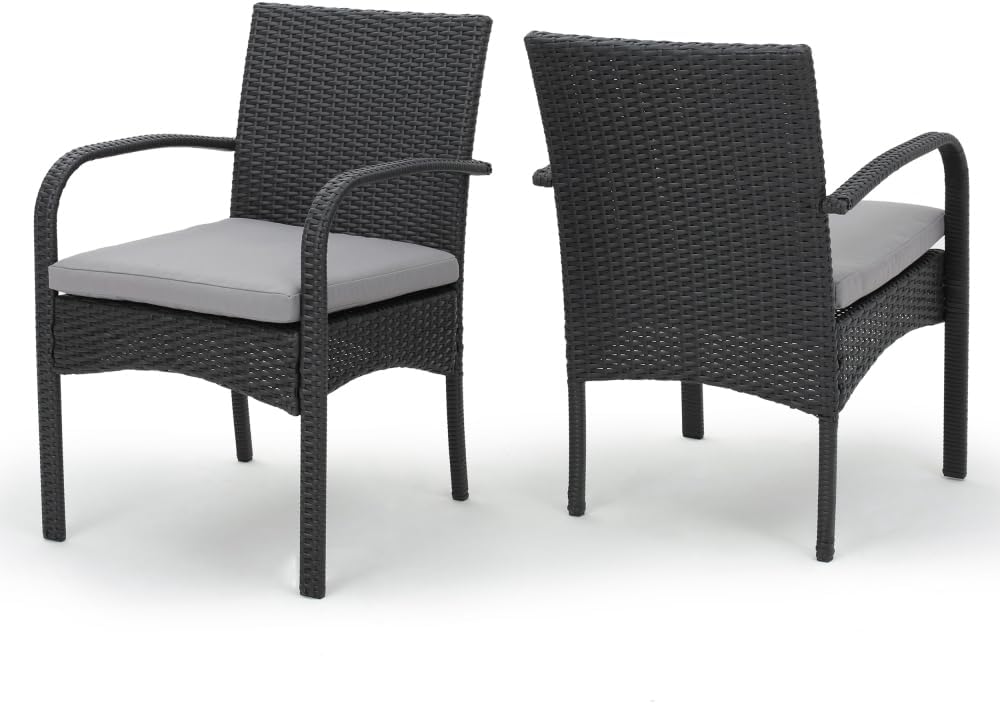 free-space KD disassembly and Assembly PE Imitation Rattan Dining Chair
