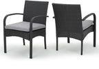 free-space KD disassembly and Assembly PE Imitation Rattan Dining Chair
