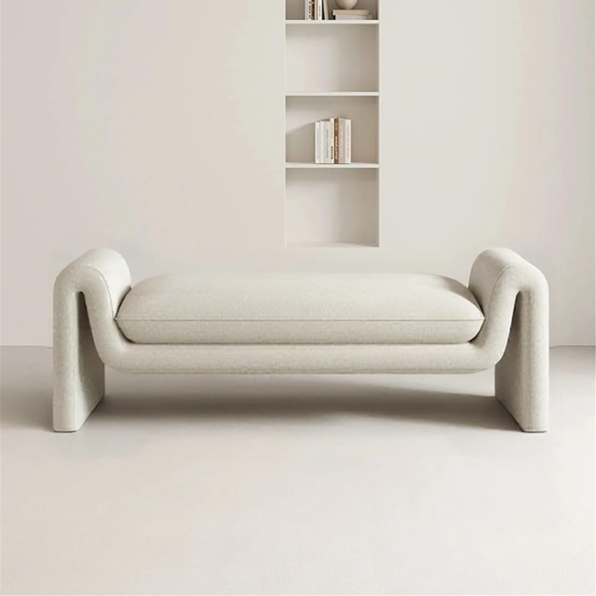 Modern Dark Green Bed End Stool Retro Style Walk-in Closet Clothes and Shoe Changing Sofa Bedroom Bench Entryway(XL)