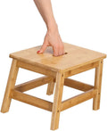 Zeller 18983 Small Shop Footstool Bamboo
