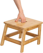 Zeller 18983 Small Shop Footstool Bamboo