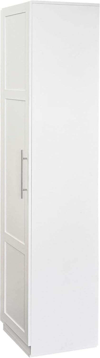 Modern Freestanding Kitchen Pantry Cabinet,Wooden Storage Cabinet with Doors & Shelves, Tall Buffet Sideboard for Kitchen, Living Room and Dinning Room