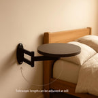 Wall Mounted Folding Table, Perfect for Bedside/Sofa Side/Desk | Floating Desk for Wall,Table for Small Spaces, Bedside Folding Coffee Table,with Heavy-Durability Brackets