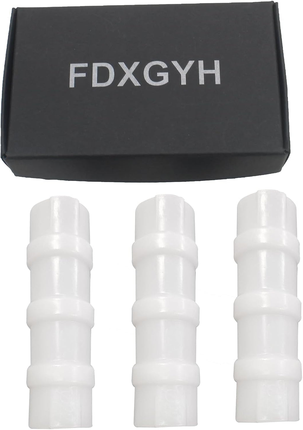 FDXGYH 20 Pcs Greenhouse Film Clamps ABS Snap ClampTube Clip Garden Buildings Tube Clip for 1/2" PVC Pipe（White）