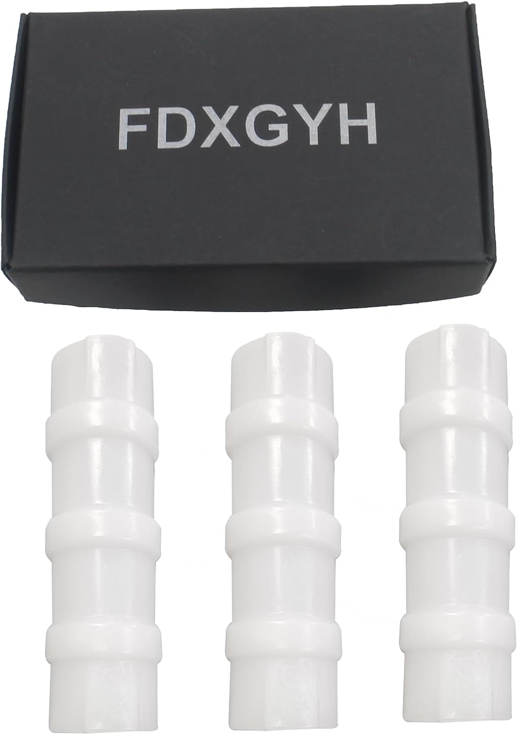 FDXGYH 20 Pcs Greenhouse Film Clamps ABS Snap ClampTube Clip Garden Buildings Tube Clip for 1/2" PVC Pipe（White）