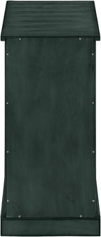 Monarch Specialties I 3992 Accent Table, End, Side Table, Nightstand, Antique Blue Veneer, Traditional