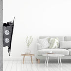Hama Tilting TV Wall Mount, TV Bracket (TV 10 to 26 inches, 66 cm and 30 kg Max, Perfect for Amazon Echo Show 15, Tilt + 10°/- 15°, VESA 100 x 100 Max, Fisher & Jig Pegs) with 10-Year Guarantee, Black