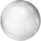 uxcell 80mm/3.1" Crystal Sphere Ball Glass Solid Decorative Sphere Crystal Ball Prop Ornament for Feng Shui Divination Fortune Telling Tabletop Fountain Decoration, Clear