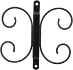 Wall Mounted Wine Glass Rack, Elegant Upside Down Holder with Space Saving Design for Kitchen Bar Decor Iron Material Black White