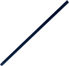 Sandbaggy Flat Steel Stakes for Concrete Forms with Nail Holes - 1.5" Wide - Painted - Removable, Reusable, V Point End - Construction Grade Stakes (25, 48 inch)