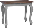 Nesting Table Set 3 Pieces Solid Mahogany Wood | Antique Style, Handmade, Vintage Finish, Space Saving, Living Room Accent