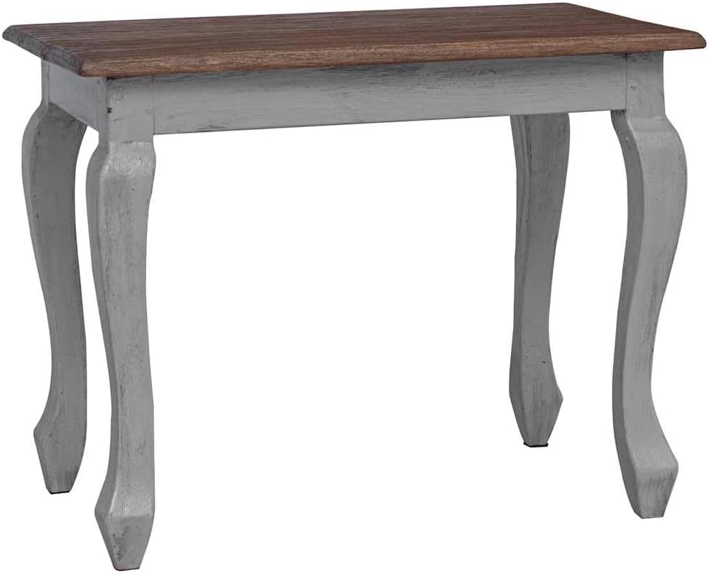 Nesting Table Set 3 Pieces Solid Mahogany Wood | Antique Style, Handmade, Vintage Finish, Space Saving, Living Room Accent