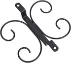 Wall Mounted Wine Glass Rack, Elegant Upside Down Holder with Space Saving Design for Kitchen Bar Decor Iron Material Black White