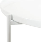 Kate and Laurel Ulani Modern Nesting Side Table, Set of 2, White, Sophisticated Glam End Tables for Storage and Display