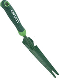 Hand Weed Puller Tool, 5-in-1 Multipurpose Garden Trowel with Soft Handle, Weeding Tool with Serrated Edges Measuring Scale for Easy Weeder Removal, Planting, Transplanting, Digging, Cutting
