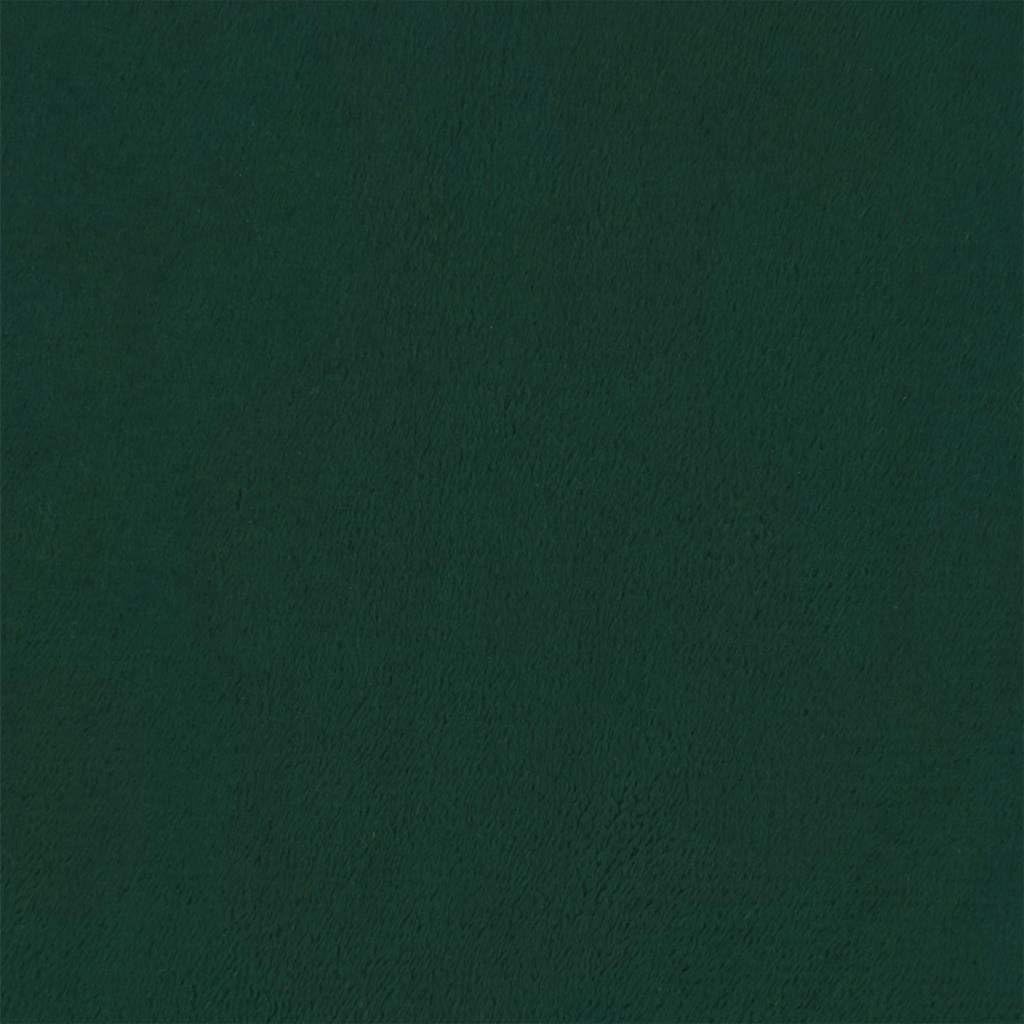 Dark Green Velvet Footstool, Stable Plywood Frame Footrest for Sofa or Recliner, Cozy and Compact Stool for Living Room