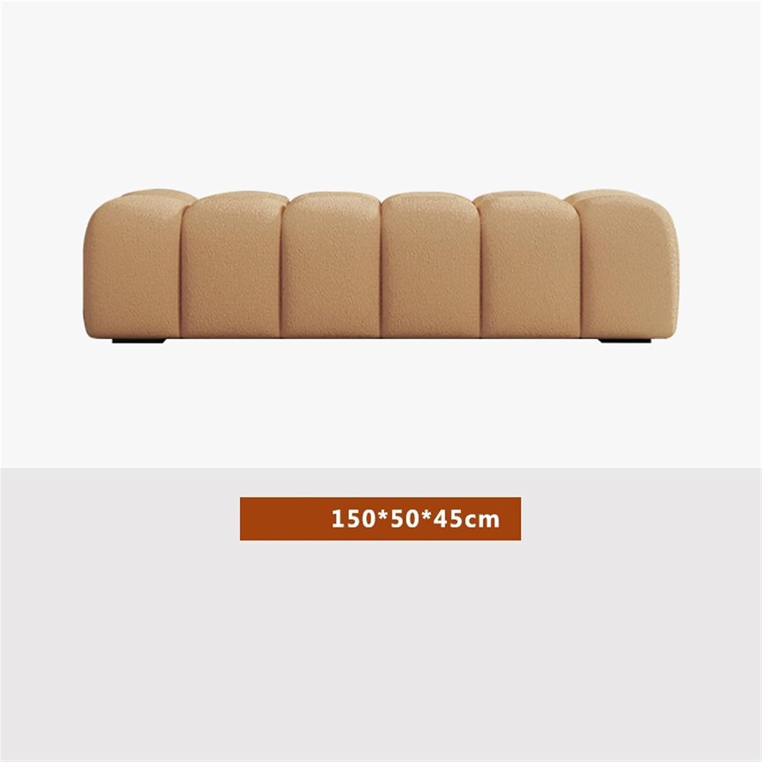 Modern Fabric Bed end Bench Long Bedroom Tatami Mat Dressing Room Sofa Wooden Shoe Changing Stool Entryway(XL)