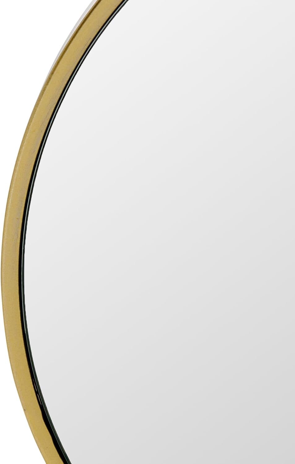 SAFAVIEH Home Collection - Paku Side Table, Gold Round Pedestal Accent Table with Mirrored Top (ACC2323A)