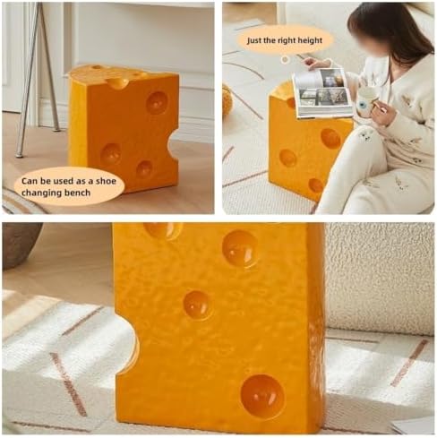 Chic Triangle Resin Side Table - Multifunctional Cheese Table & Nightstand, Stylish Sofa Stool for Living Room Decor, Versatile Home Furniture (Small, Modern)